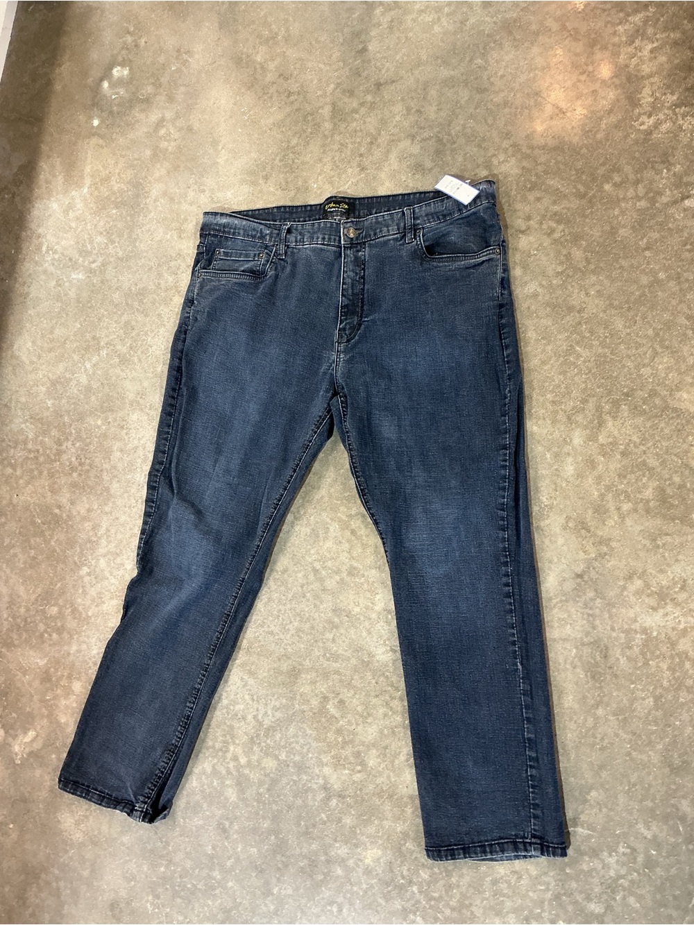 Urban Star Men’s 42x30 Straight Leg Stretch Dark Wash Jeans Classic Denim Pants